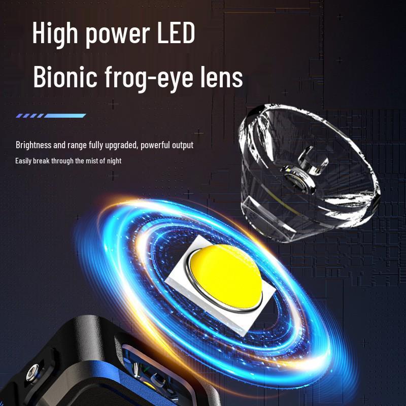 Ultra-Mini LED Magnetic Keychain Light: Compact, Zinc Alloy, High-Brightness Flashlight