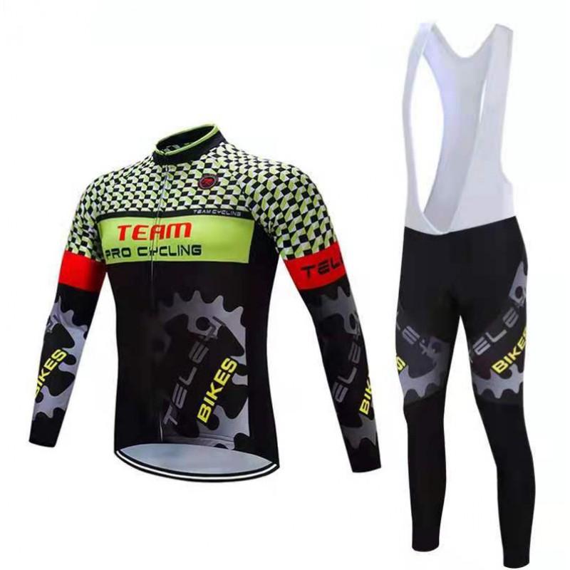 Men Women Cycling Jersey Long Sleeve Road Mountain Bike Sport Shirt Breathable Quick Dry Fall Season