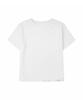 KODEOBEULTEIJI Damaged Crop Short Sleeve T-Shirt - White