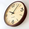 KATOMOKU muku clock 20 Walnut wall clock with continuous second hand km-137WARC 382mm (radio-controlled clock)