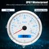 7 Colors Backlight IP67 Waterproof 85MM Speedometer Gauge For 12V24V Boat Car Truck Speed Gauge Meter Pulse velocimeter 0-60 KMH