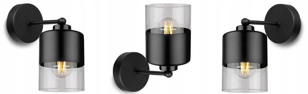 MODERNE KNKIET LAMPE ELEGANTER GLAS-SCHIRM