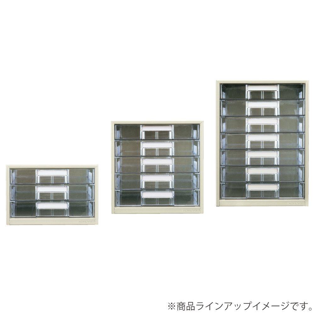 KOKUYO Letter Case, Clear Drawer, A4 Size, 5 Tiers, LC-G5M