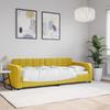 VidaXL Daybed Yellow 80x200 Cm Velvet 354056
