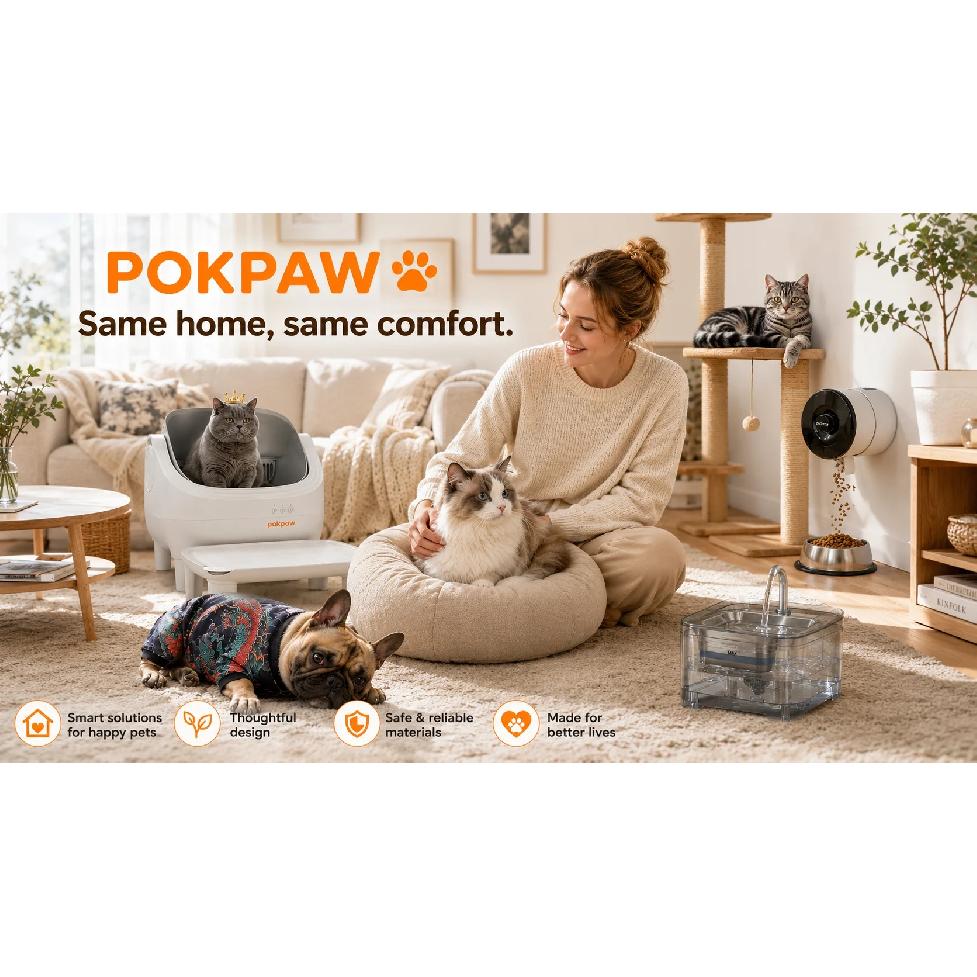 POKPAW Foldable Pet Grooming Table Portable Bathing Station Mesh Stand with Leg Holes for Small Dogs and Cats