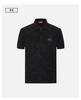 Men's Jacquard Letter Polo Shirt