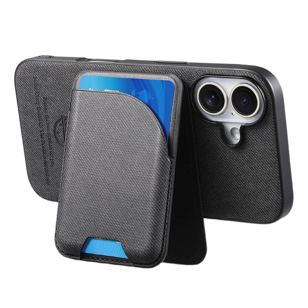 Anti Shock Magnetic Phone Case With Card Slot Premium Textured PU Leather Slim Protective Cover For Secure Everyday Use