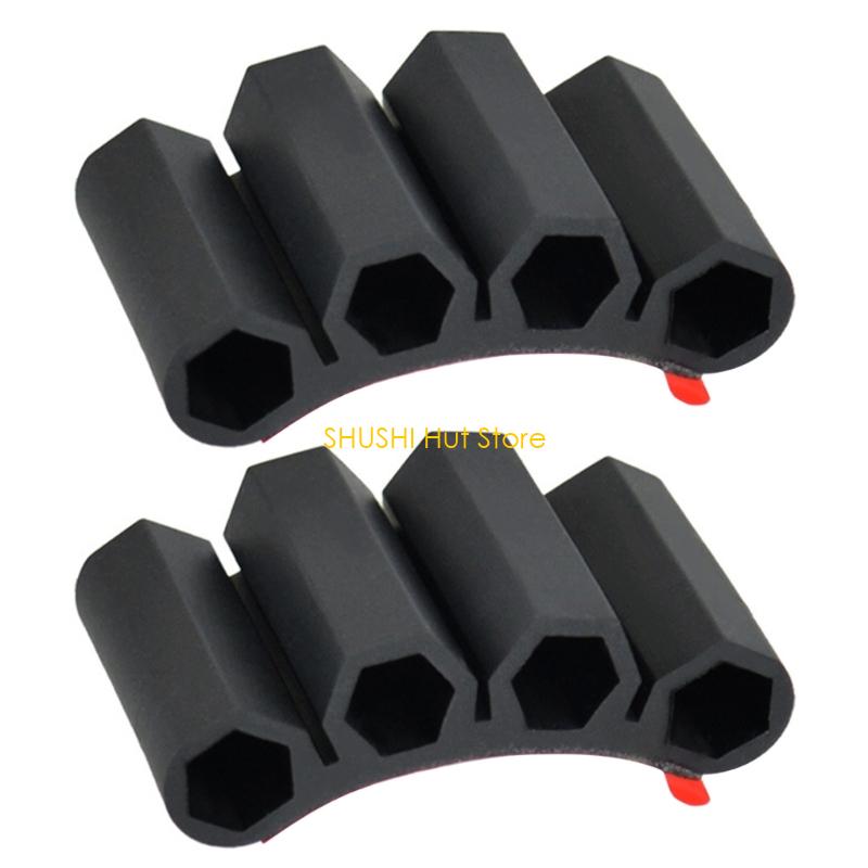 Universelle Bohrerhalter-Clip-Organizer für 1/4-Zoll-Bit und Sechskantaufnahme für Elektrowerkzeug Klebemontage D57B