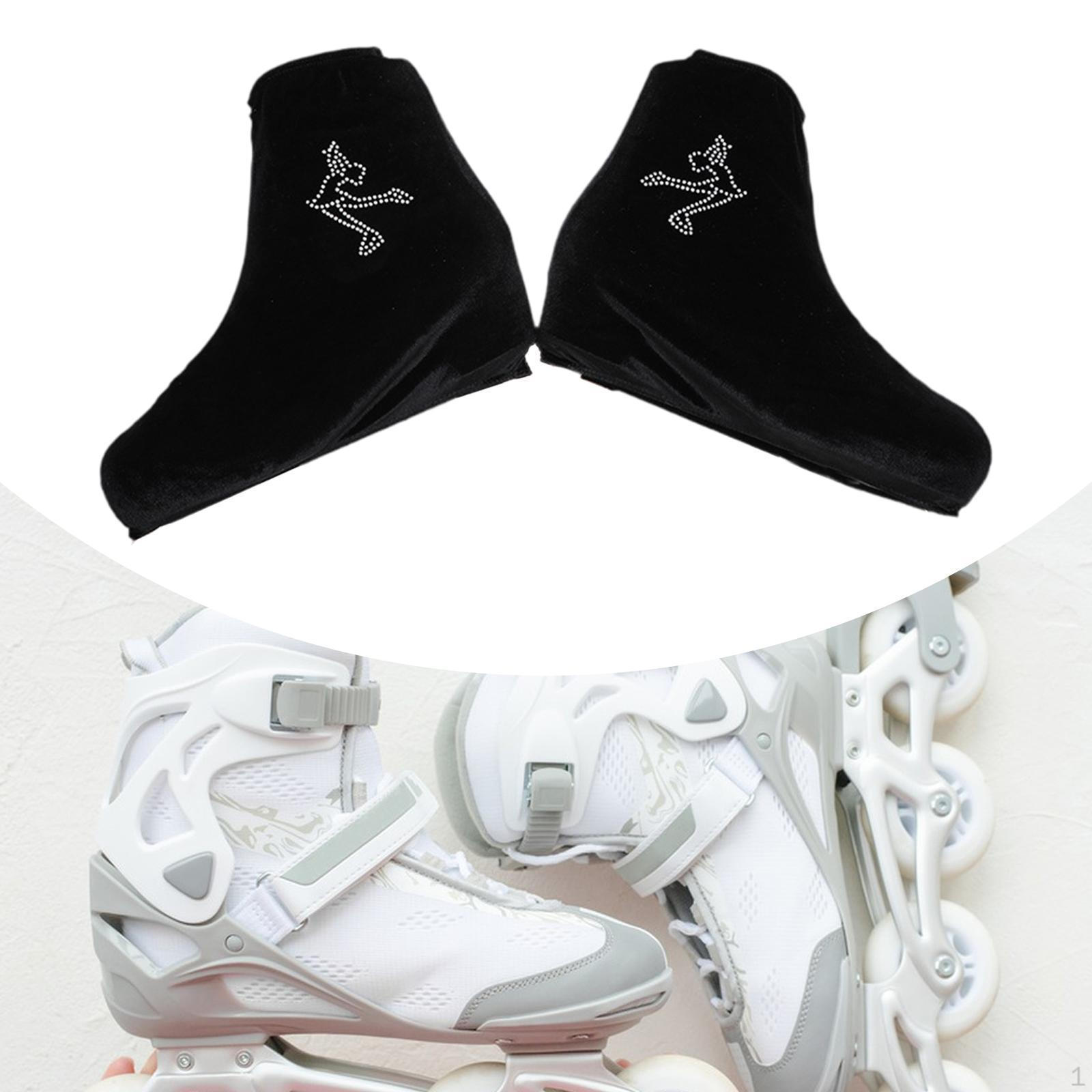 

Чехлы для ботинок для катания на коньках, портативные термозащитные чехлы, легкие эластичные ботинки S чёрный