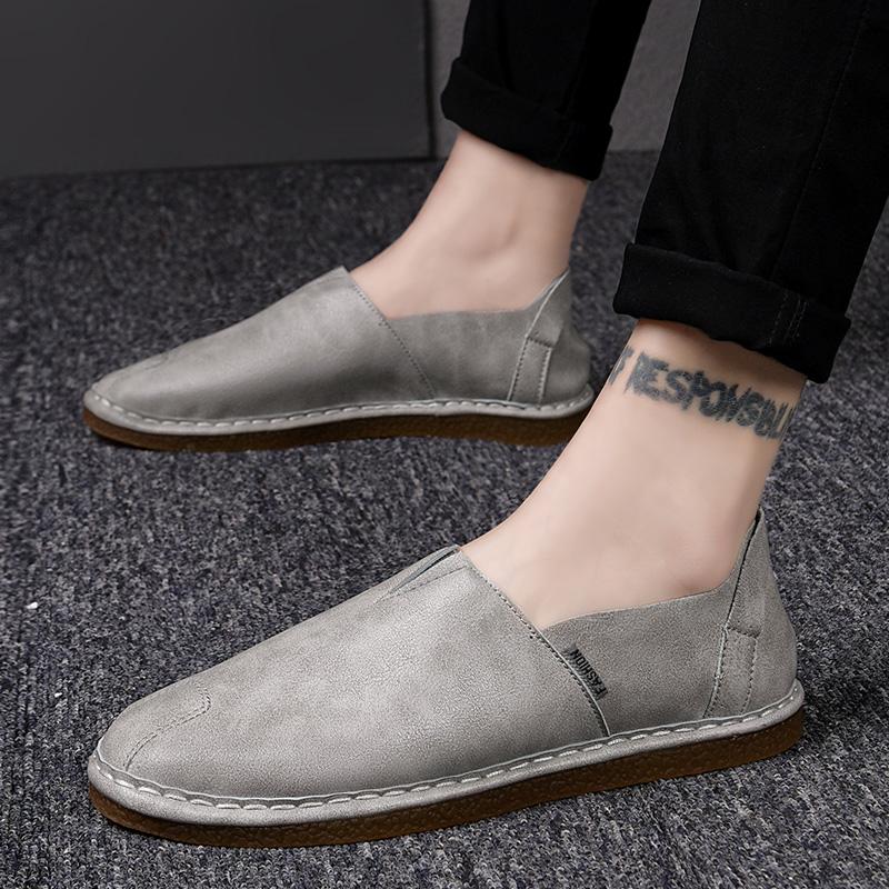 Fashion Genuine Leather Luxury Italian Men Shoes Handmade Casual Loafers Casual Shoes New Summer 2025 Loafers Men Zapatos De Hombre