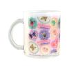 Melody Netflix Series My Melody Kuromi Glass Made in Product Number 319136 "My & Kuromi" & Mug, Approx. 320ml, Japan,
