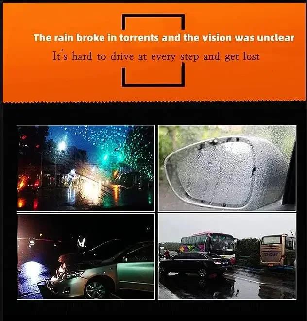 YING19 Hydrophobic Glass Car Glass Coating Agent, Rainproof Windshield Rain Repellent Liquid Polymer Car Waterproof Spray Car De