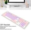 Keyboard Keycaps 108 Keys OEM Height Two Color Injection Molding Ergonomic   Mechanical Keyboard Keycaps