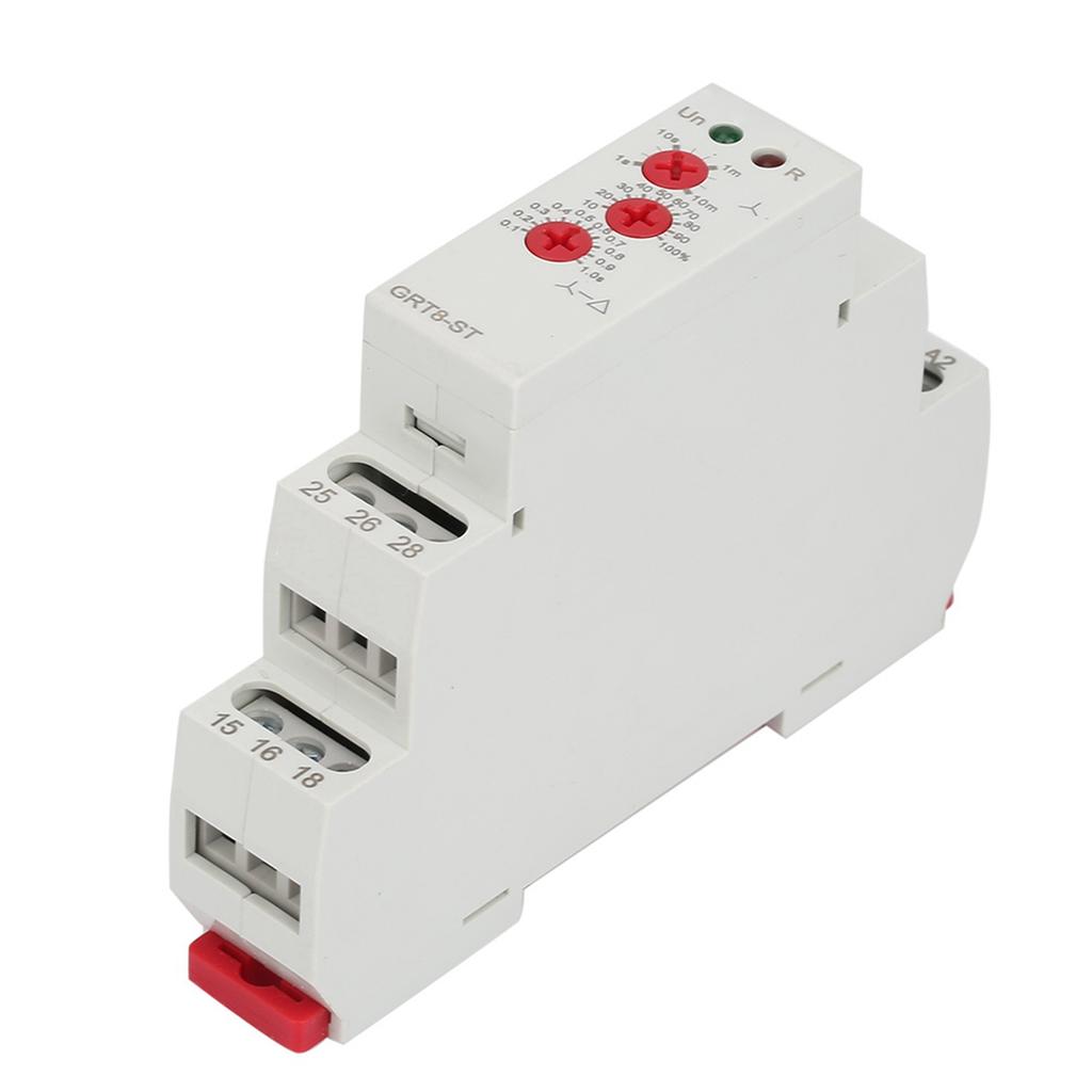 GRT8‑ST Delay On Motor Star Delta Timer Soft Starter Delta Relay Motor Starter( AC DC12V 240V)
