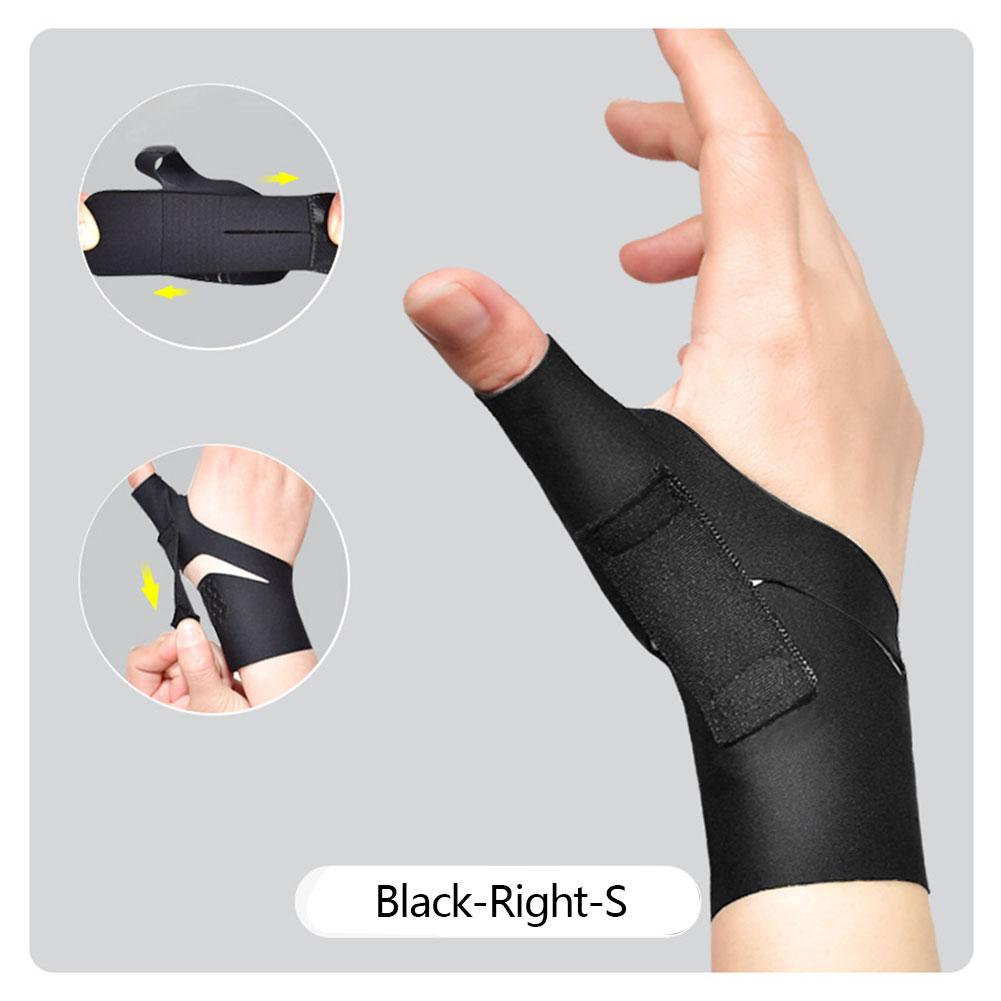 

Elastic Thumb Support Brace Thumb Compression Sleeve Protector Perfect For Relieving Pain Arthritis Joint Pain Tendonitis Sprains Sports