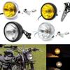 5.75 Inch Motorcycle Halogen Vintage Style Headlight Round Lights Flash Lamp Led Moto Driving Head Light Headlamp Cafe Racer