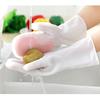 Reinigungshandschuhe PVC Wiederverwendbar Haushalt Rutschfest Wärmeisolierend Verschleißfest zum Schrubben