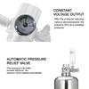 2L Aquarium DIY CO2 Generator System Kit Stainless Steel CO2 Cylinder Generator System Carbon Dioxide Reactor Kit for Plant Fish