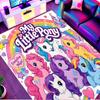 My Little Pony Print Rug, Washable Floor Carpet, For Entryway Dorm Laundry Room Office Study, Home Decor Birthday Christmas Gift
