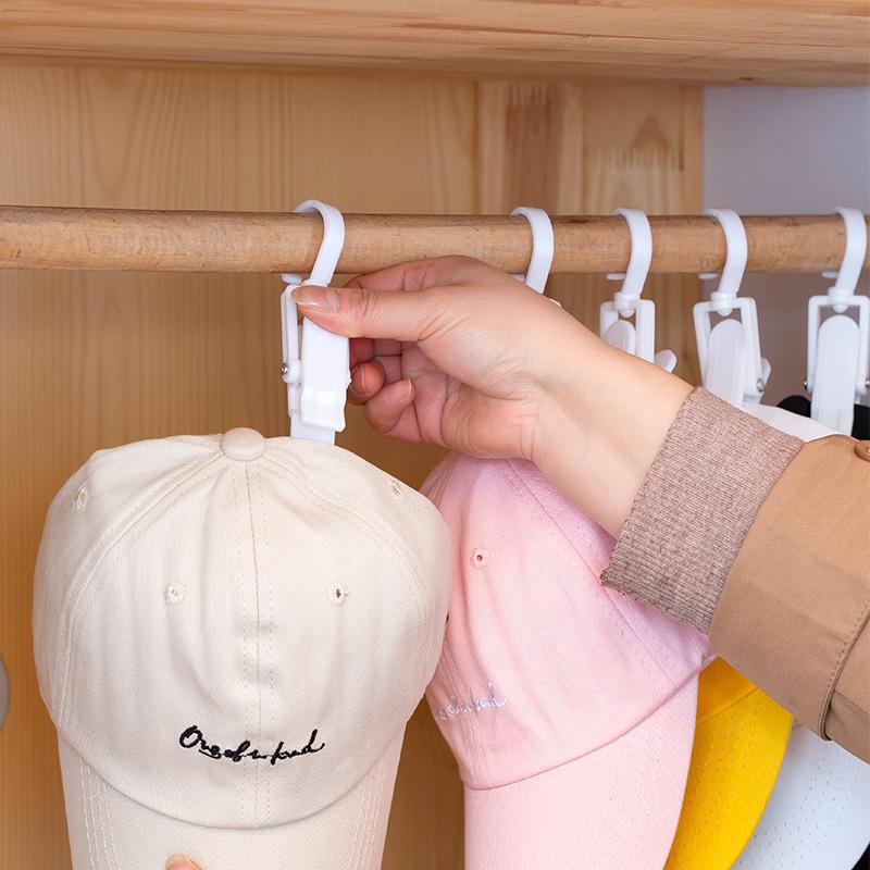 Versatile Rotating Hook Clip for Hats, Curtains, Socks, Towels, Scarves & Displays