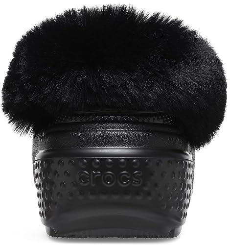 Crocs Stomp Lined Clog, Black, 23cm