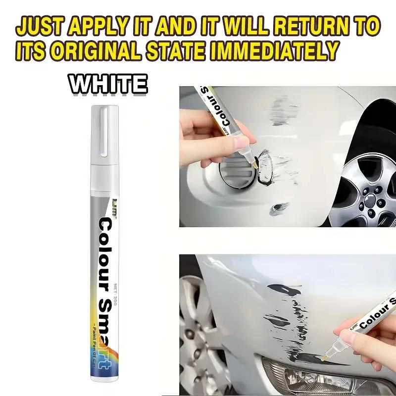 Farbwechselnder Auto-Kratzer-Reparaturstift - 2-in-1 Fahrzeug-Ausbesserungslackwerkzeug, Tiefenkratzerentferner und Oberflächen-Leichtkratzer-Resto