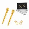 2 Sets Titanium Alloy Brake Pad Bolts 31mm Length Brake Caliper Screws  for Mountain Bike