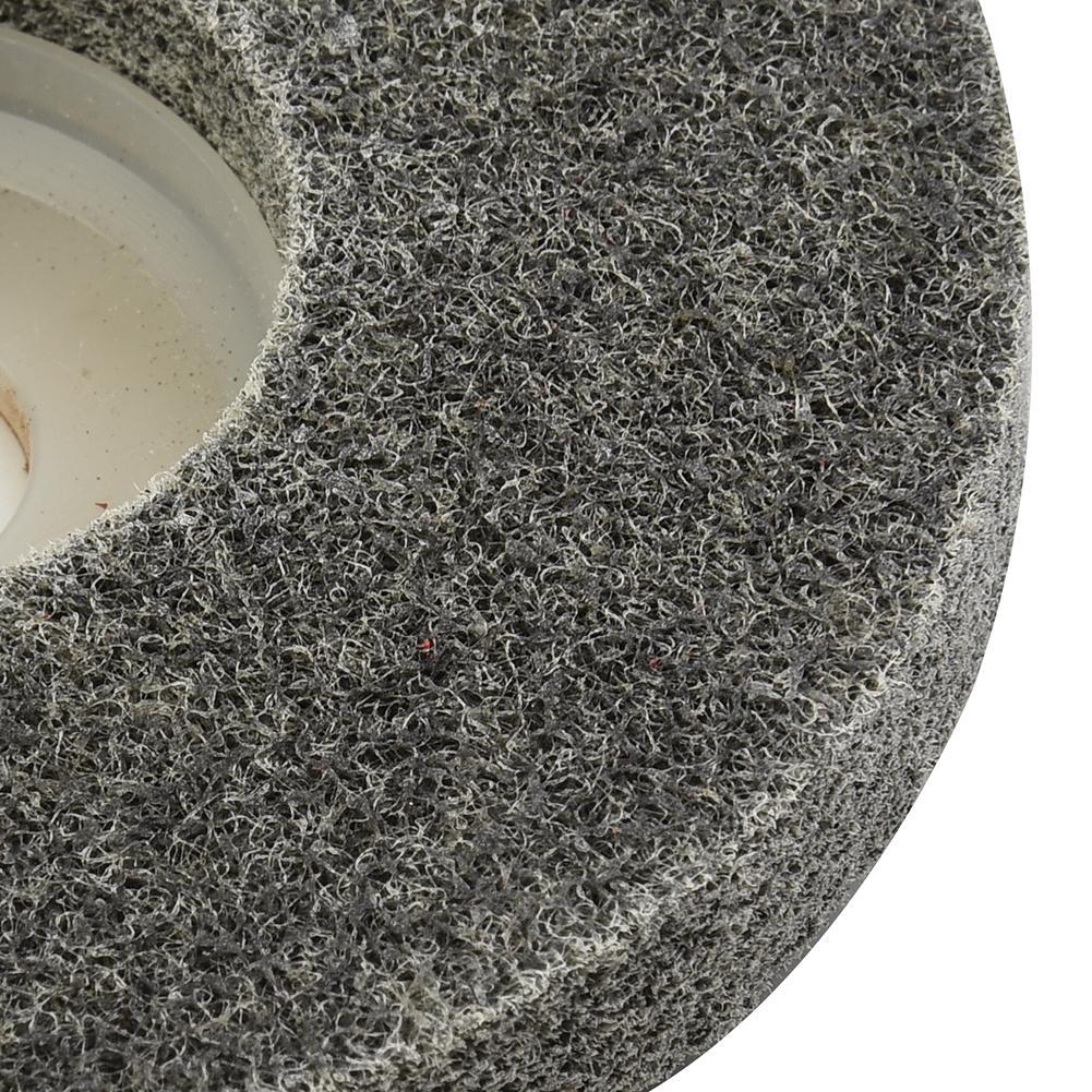 4" Nylon Fiber Polishing Metal Wood Buffing Wheel Pad Disc Kit For Angle Grinder