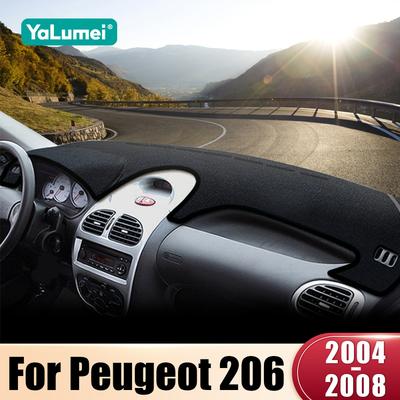 For Peugeot 206 CC SW 2004 2005 2006 2007 2008 206CC 206SW Car Dashboard Sun Shade Cover Trument Panel Pad Accessories