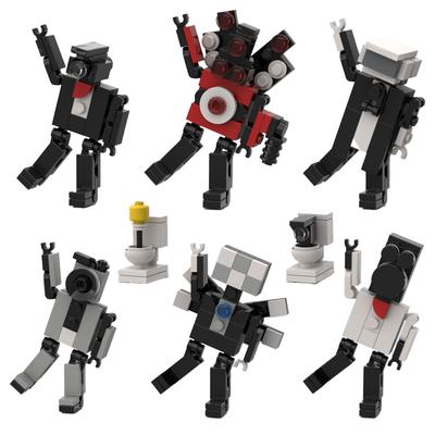 Toilet Man And Monitor Man Toy Titan Audio Tv Man Building Block Q Cute Squad