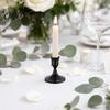 Minimalist Candle Stand Candlestick Holder for Tealight or Pillar Candles, Metal European Simple Decorative Holder, Romantic Wedding Decor Dinner