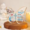 Red Cardinal & Butterfly Memorial - Sympathy Centerpiece for Loss of Mother or Father