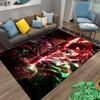 Fiery Red-Haired Warrior Carpet Non-slip Rug Suitable for Living Room and Bedroom Sofas