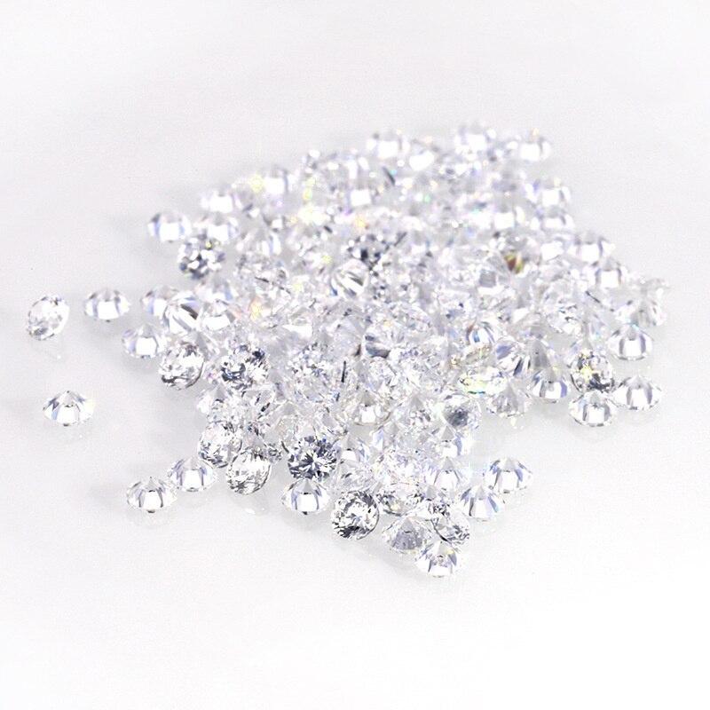 

Cellacity 1 карат, маленький размер, бусины из муассанита, 3 мм, 100, многоцветные, с боковой огранкой, по желанию, выращенные в лаборатории бусины из муассанита 3mm-1ct-10pcs белый