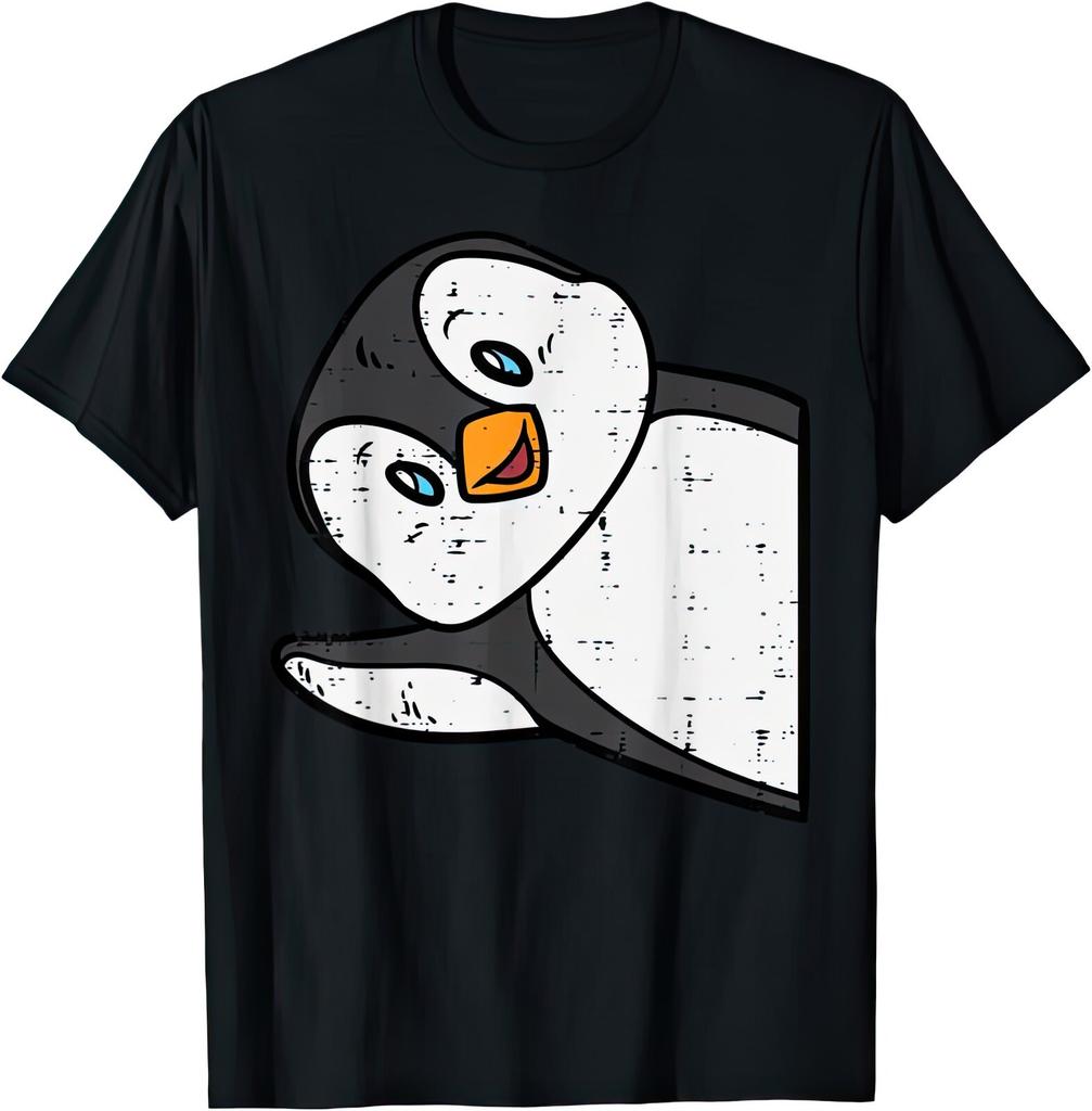 Emporer Penguin Waving Cute Boys Girls Adults T Shirt