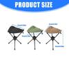 Camping Chair Stool Oversized Folding Chair with Washable Seats Comfortable Moon Chair for Outdoor and Indoor Picnics