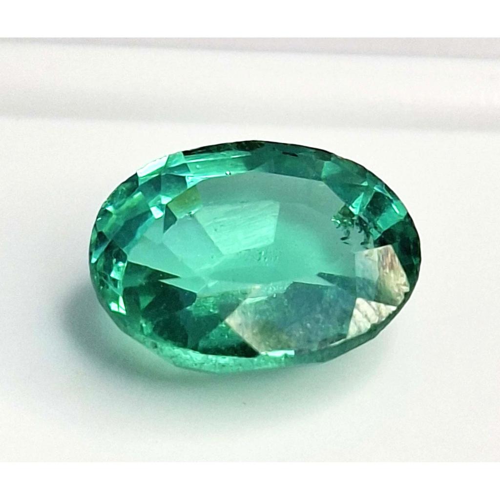 Beautiful Green Zambian Emerald Natural Oval Cut 5-7 Ct Certified Gemstone