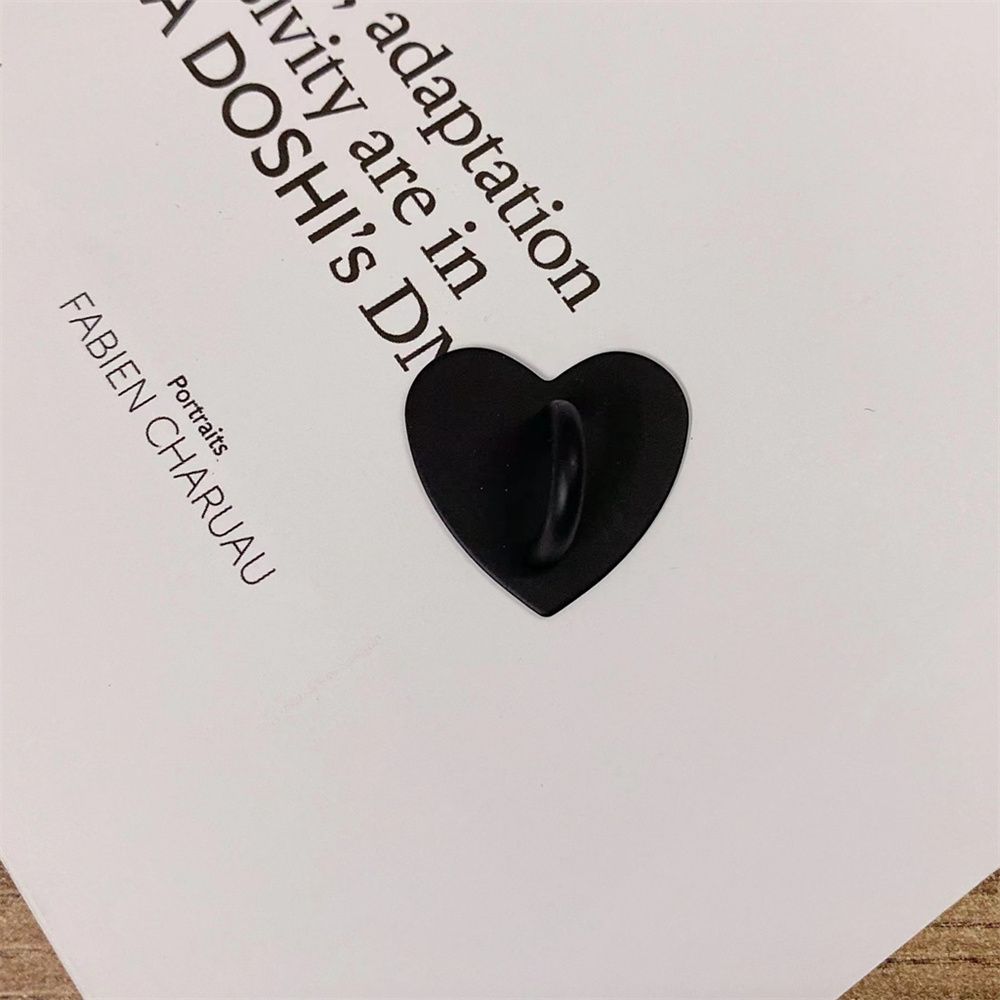 Grip Holder Metal Heart Finger Ring Phone Stand Holder Phone Clasps Hooks Phone Case Finger Ring