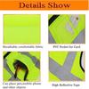 Reflective Safety Vest Custom LOGO TEXT High Visibility Work Vest Construction Work Uniforms Engineer Safety Vest
