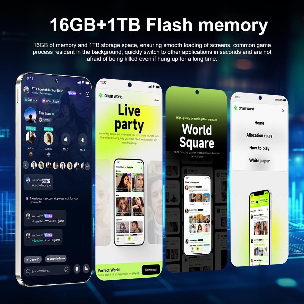 S26 Ultra Smartphone, 16GB RAM + 1TB Storage, Android OS, Popular Cross-Border Device