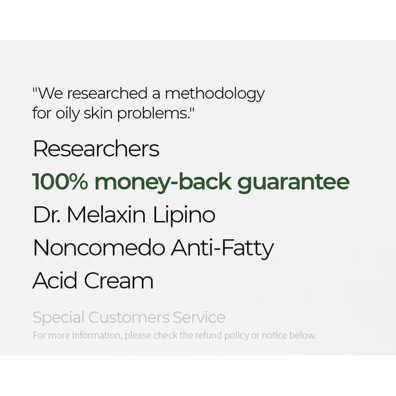 Dr.Melaxin - Lipino Anti-Fatty Acid Noncomedo Cream