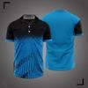 Polo da Uomo a Strisce Colorate Stampate in 3D per Uomo Abbigliamento 2026 Magliette a Maniche Corte Estive Sportive Top con Collo a Revers T-Shirt Oversize