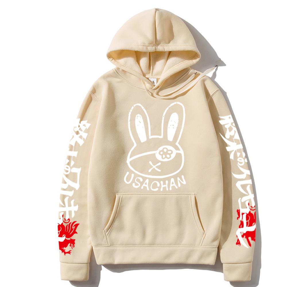 Kawaii Manga Record Of Ragnarok Usachan Anime Bluza Długi Rękaw Sweter Harajuku Mężczyźni Kobiety Sam Oversized Casual Bluzy z Kapturem
