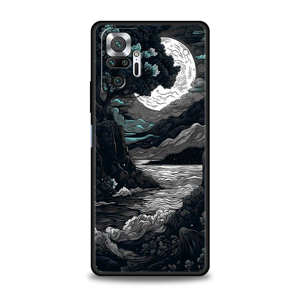 

Phone Case For Xiaomi Redmi Note 14 13 12 5G 11 10 Pro Plus 4G 9S 9 14C 13C 12C 10C 9C 9A Soft TPU Cover Landscape Art Redmi Note 14 5G