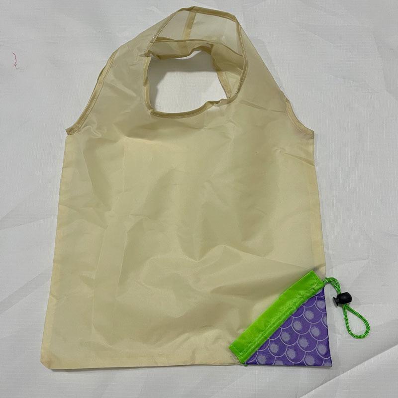 Cartoon Animal Drawstring Shopping Bag, Thick Polyester Foldable Reusable Storage Gift Bag, Customizable Tote Bag