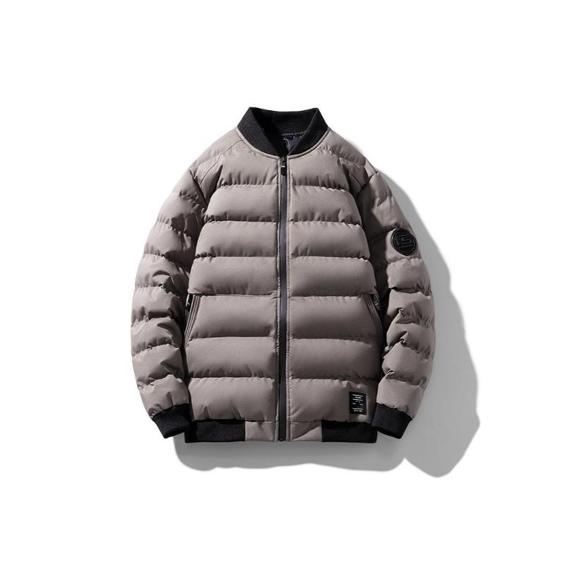 Winter New Cotton-padded Casual Versatile Wear-resistant Baseball Collar Outdoor Sports Jacket