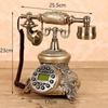 Klasický Retro pevný telefon Starožitný Domácí telefon - Tlačítkové a Rotační telefony - Retro Telefon se šňůrami - LCD Displej Retro Dekorativní telefon