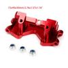 Alloy Front Suspension Arm Mount Bulkhead Replacement for Rc Hobby Model Car For 1/10