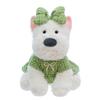 Cute Little Fragrant Style Western Highland Plush Toy Girl Birthday Gift Plaid Skirt Dog Office Doll