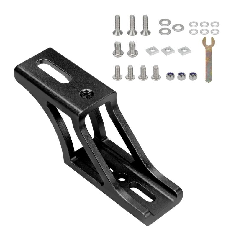 Folding Bike Pig Nose Light Converter Raised Mount Bike Bag Holder Adapters Bike Bag Brackets Light Conversions Seat чёрный